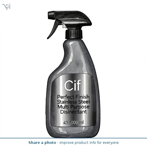 Cif Perfect Finish Stainless Steel Multi Purpose Disinfectant 435ml