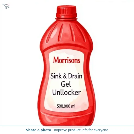 Morrisons Sink & Drain Gel Unblocker   500ml