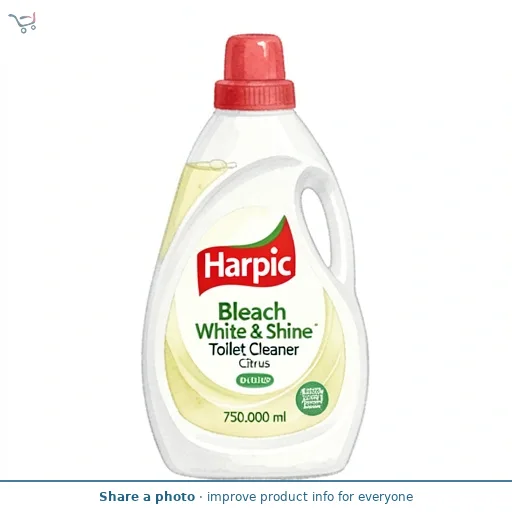 Harpic Bleach White & Shine Toilet Cleaner Citrus
