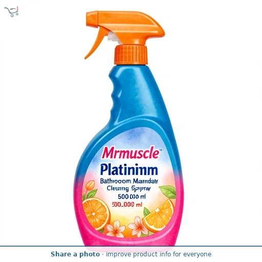 Mr Muscle Platinum Bathroom Mandarin Glow Cleaning Spray 500ml