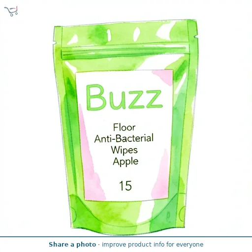 Buzz Floor Anti-Bacterial Wipes Apple