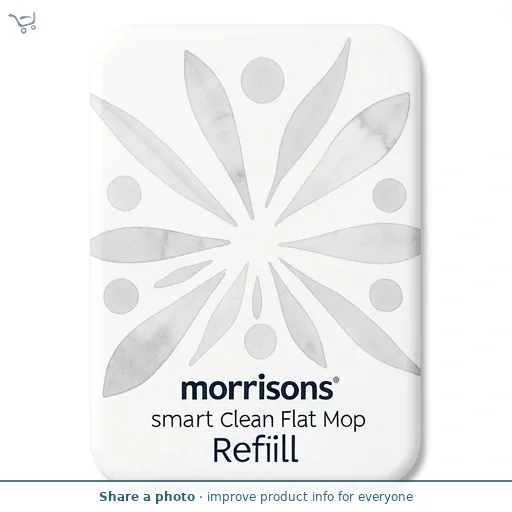 Morrisons Smart Clean Flat Mop Refill