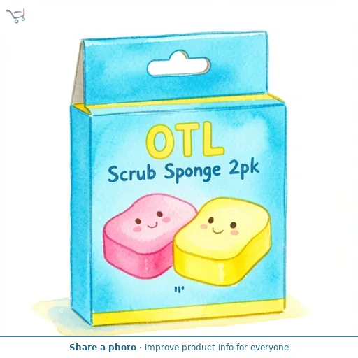 OTL Scrub Sponge 2pk