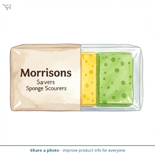 Morrisons Savers Sponge Scourers  