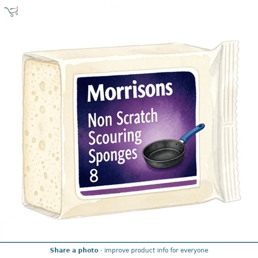Morrisons Non Scratch Scouring Sponges 