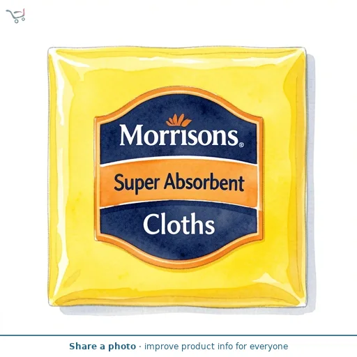 Morrisons Super Absorbent  Cloths 