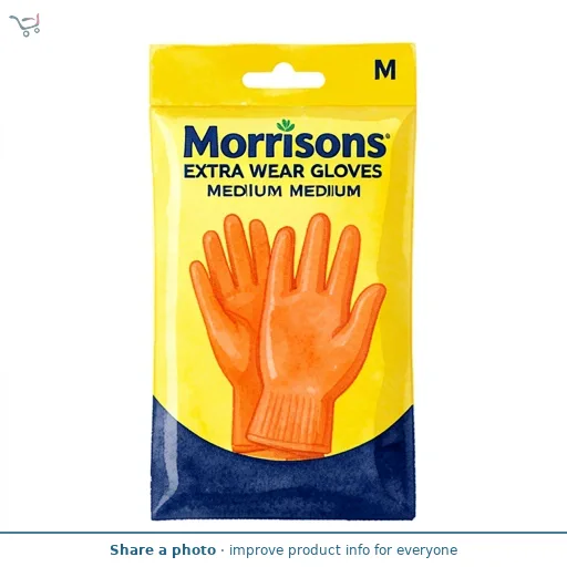 Morrisons Extra Wear Gloves Medium