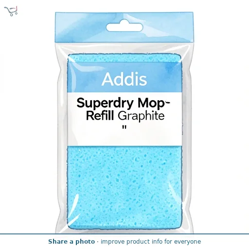 Addis Superdry Mop Refill Graphite