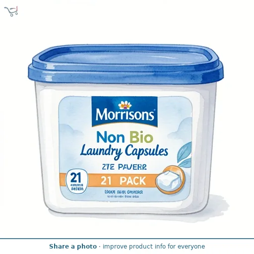 Morrisons Non Bio Laundry Capsules 21 Pack
