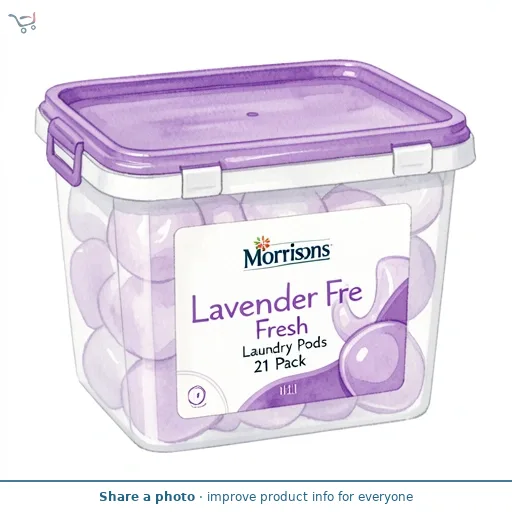 Morrisons Lavender Fresh Laundry Pods 21 Pack