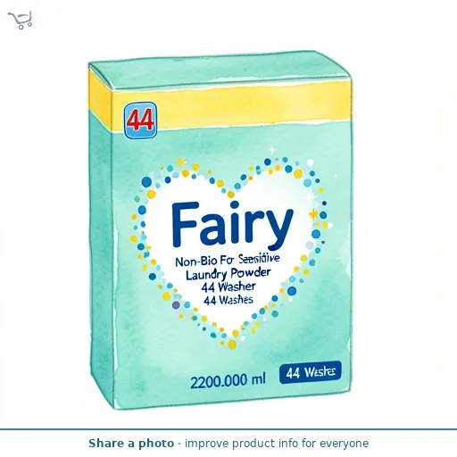 Fairy Non-Bio For Sensitive Skin Laundry Powder 44 Washes 