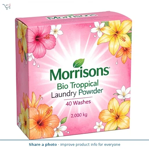 Morrisons Bio Tropical Laundry Powder 40 Washes