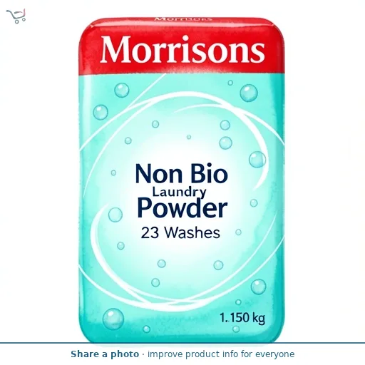 Morrisons Non Bio Laundry Powder 23 Washes 