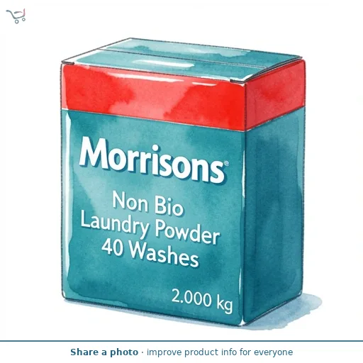 Morrisons Non Bio Laundry Powder 40 Washes