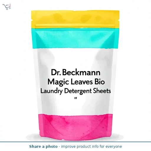 Dr Beckmann Magic Leaves Bio Laundry Detergent Sheets 