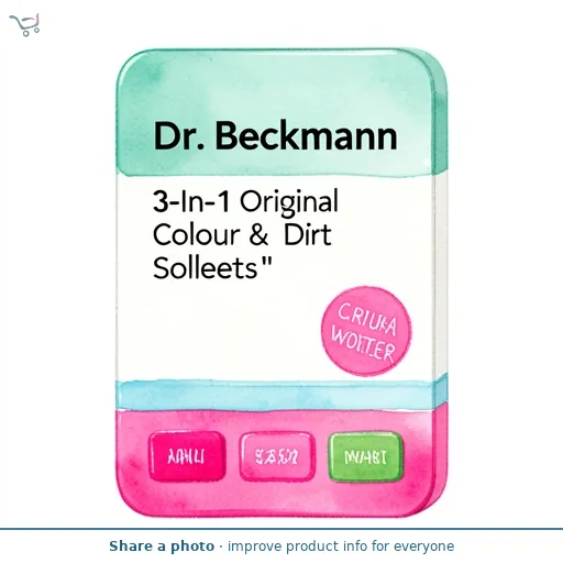 Dr. Beckmann 3-In-1 Original Colour & Dirt Collector Sheets 