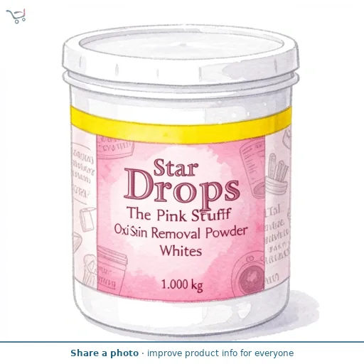 The Pink Stuff Oxi Stain Removal Powder Whites 
