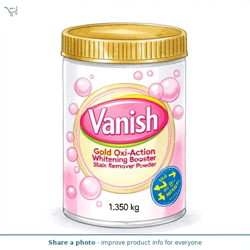 Vanish Gold Oxi-Action Whitening Booster Stain Remover Powder 
