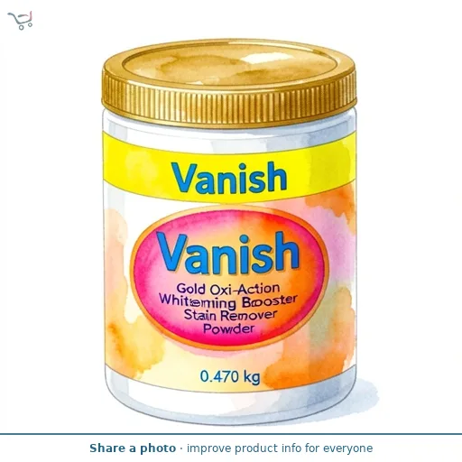 Vanish Gold Oxi-Action Whitening Booster Stain Remover Powder 