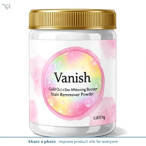 Vanish Gold Oxi-Action Whitening Booster Stain Remover Powder 