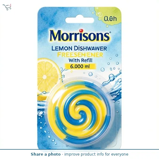 Morrisons Lemon Dishwasher Freshener With Refill