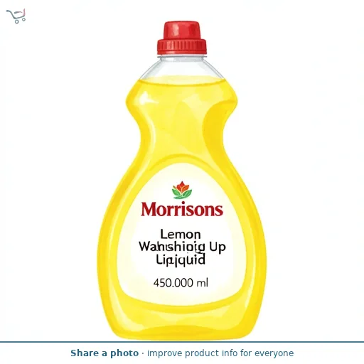 Morrisons Lemon Washing Up Liquid 