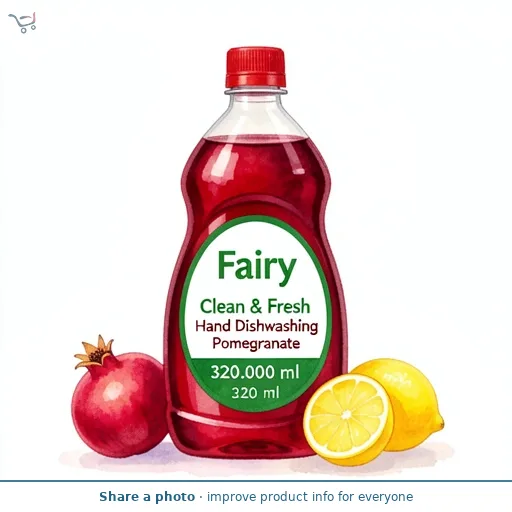 Fairy Clean & Fresh Hand Dishwashing Pomegranate