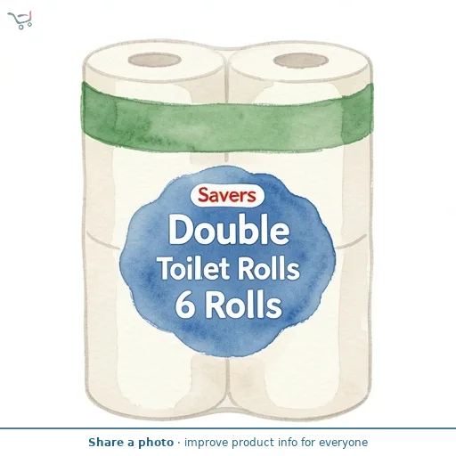 Morrisons Savers Double Toilet Rolls 6 Rolls