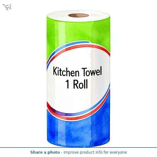 Plenty White Kitchen Towel 1 Roll