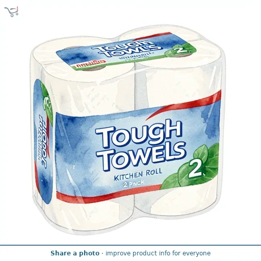 Morrisons Tough Towels Kitchen Roll 2 Pack