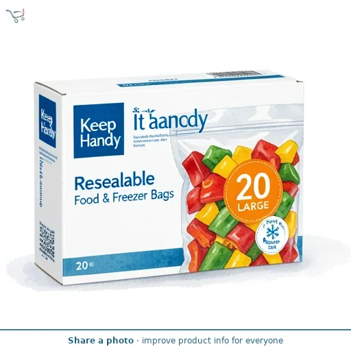 Keep It Handy Resealable Food & Freezer Bags 