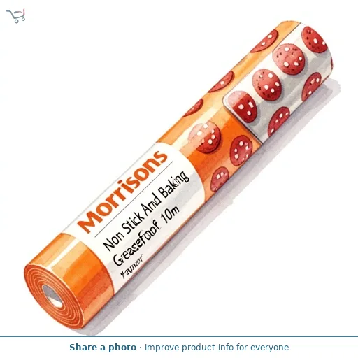 Morrisons Non Stick And Baking Greaseproof Paper   10m