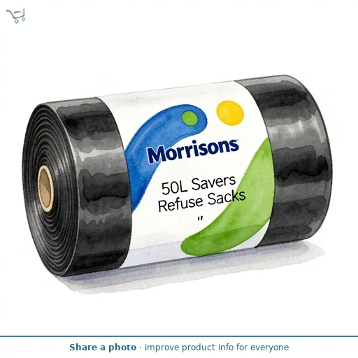 Morrisons 50L Savers Refuse Sacks