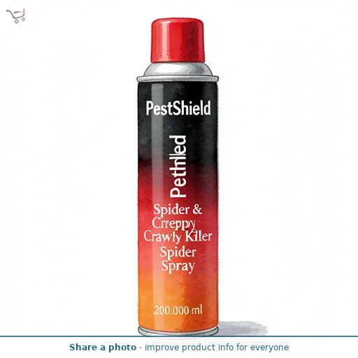 PestShield Spider & Creepy Crawly Killer Spider Spray 200ml