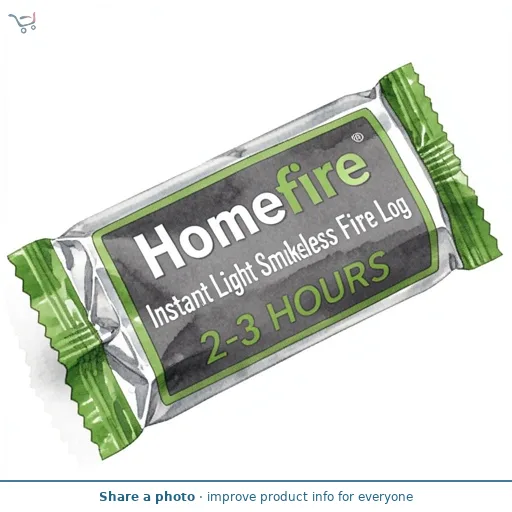 Homefire Instant Light Smokeless Fire Log