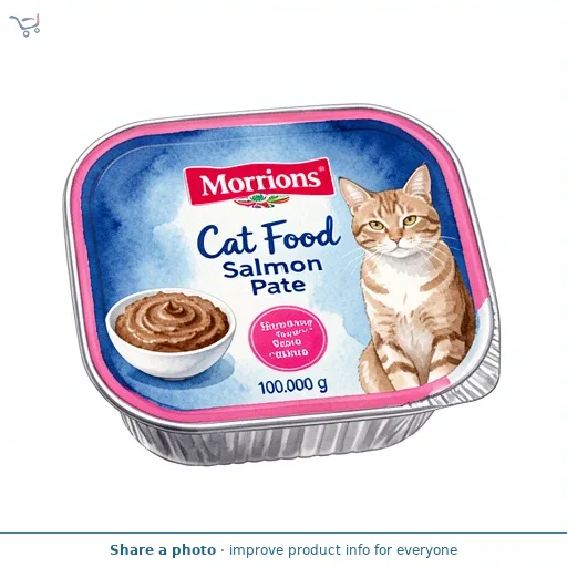 Morrisons Cat Food Salmon Pate