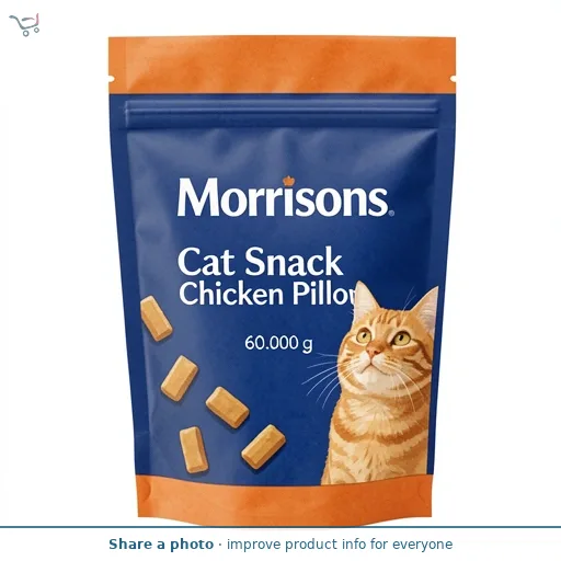 Morrisons Cat Snack Chicken Pillow  