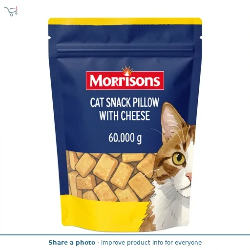 Morrisons Cat Snack Pillow With Cheese 