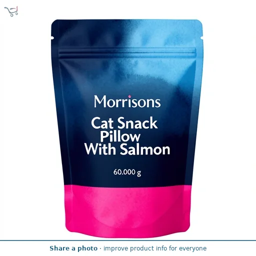 Morrisons Cat Snack Pillow With Salmon 