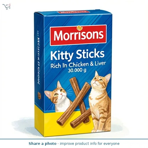 Morrisons Kitty Sticks Rich In Chicken & Liver 
