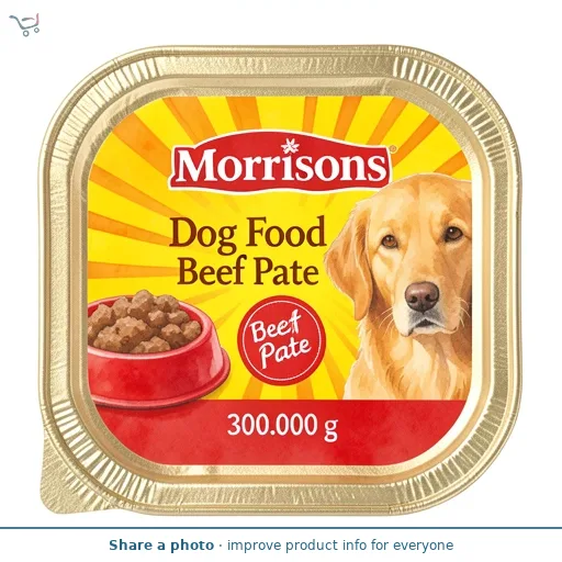 Morrisons Dog Food Beef Pate