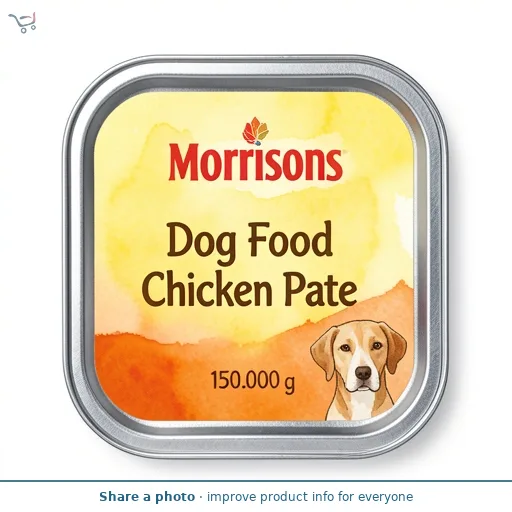 Morrisons Dog Food Chicken Pate