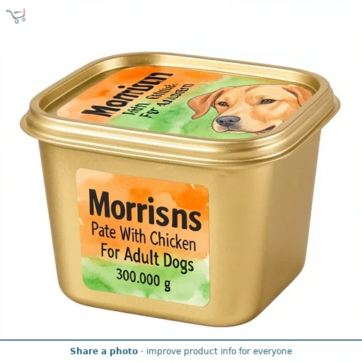 Morrisons Premium Pate With Chicken For Adult Dogs 