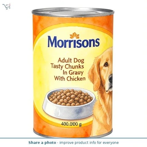 Morrisons Adult Dog Tasty Chunks In Gravy With Chicken   400g