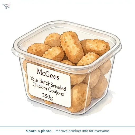 McGees Your Butcher Breaded Chicken Goujons 350g
