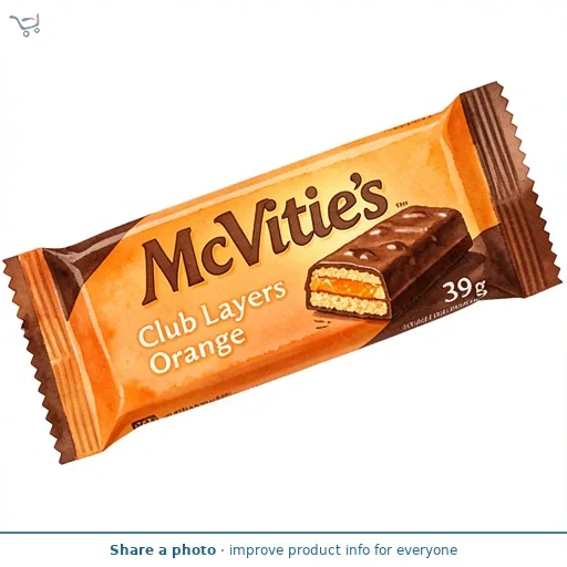 McVitie's Club Layers Orange 39g