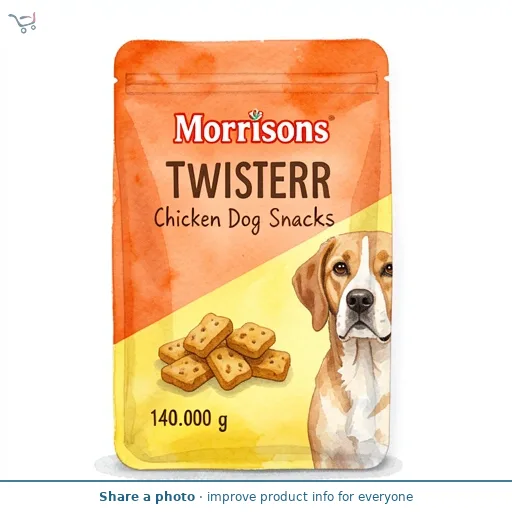 Morrisons Twisters Chicken Dog Snacks