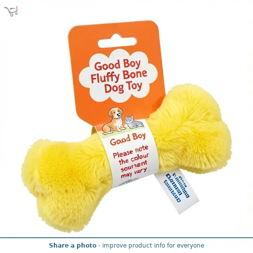 Good Boy Fluffy Bone Dog Toy