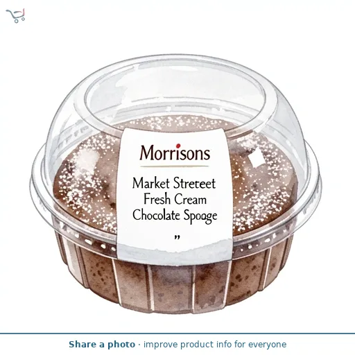 Market Street Fresh Cream Chocolate Sponge