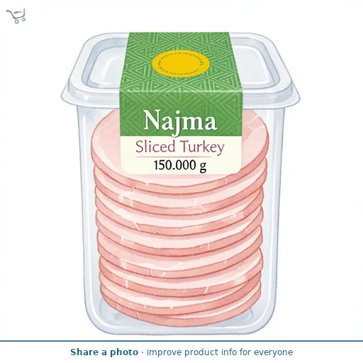 Najma Sliced Turkey Breast 150g